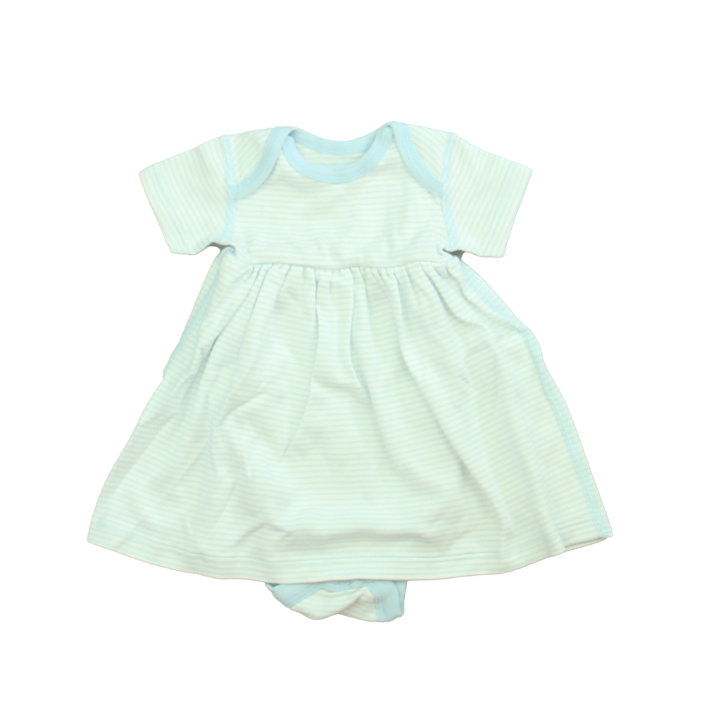 Moon And Back Girls Blue | White Dress size: 0-3 Months